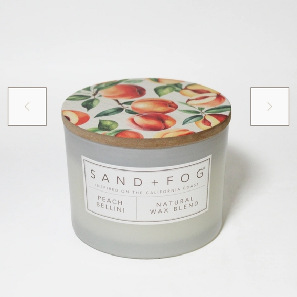 Sand + Fog Peach Bellini Candle New - Picture 1 of 4